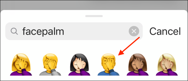 Выберите новый эмодзи для конкретной быстрой реакции