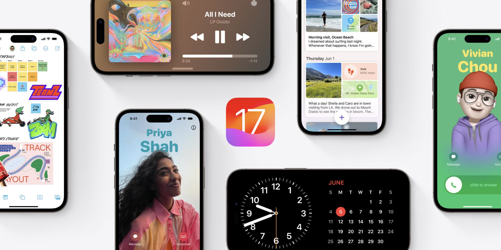 Функции iOS 17, представленные на WWDC 2023