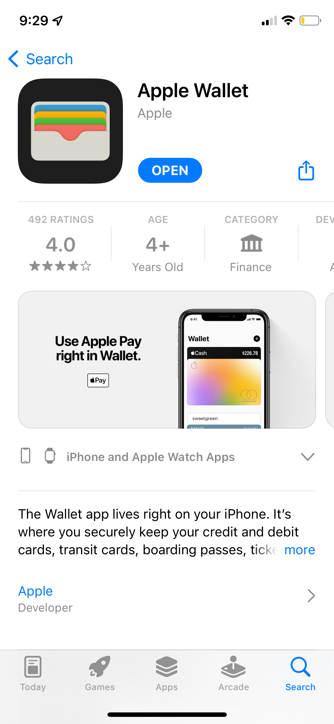 иконка Apple Wallet в App Store