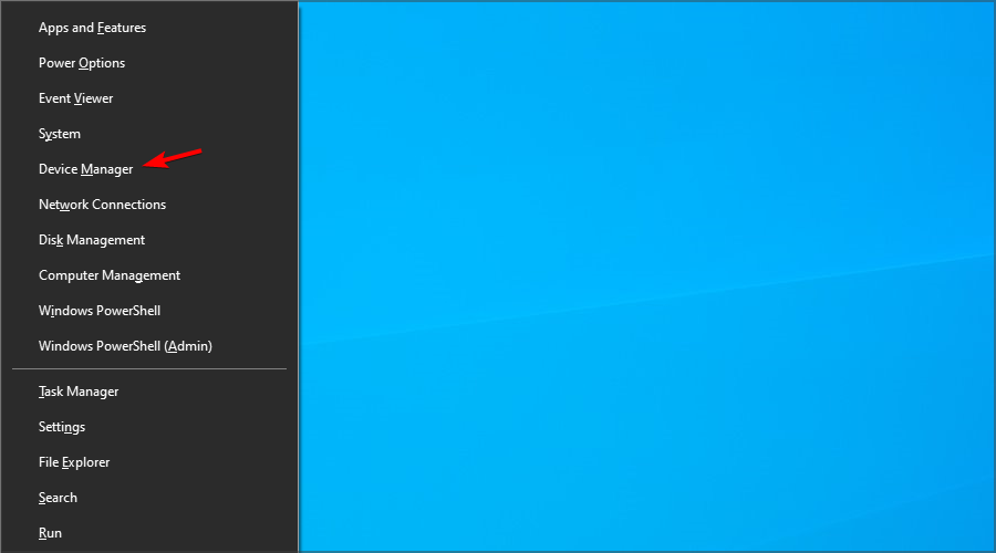 Контекстное меню сетевого адаптера в диспетчере устройств