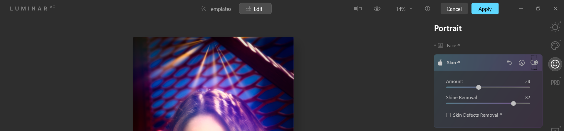 возврат в Photoshop после применения правок