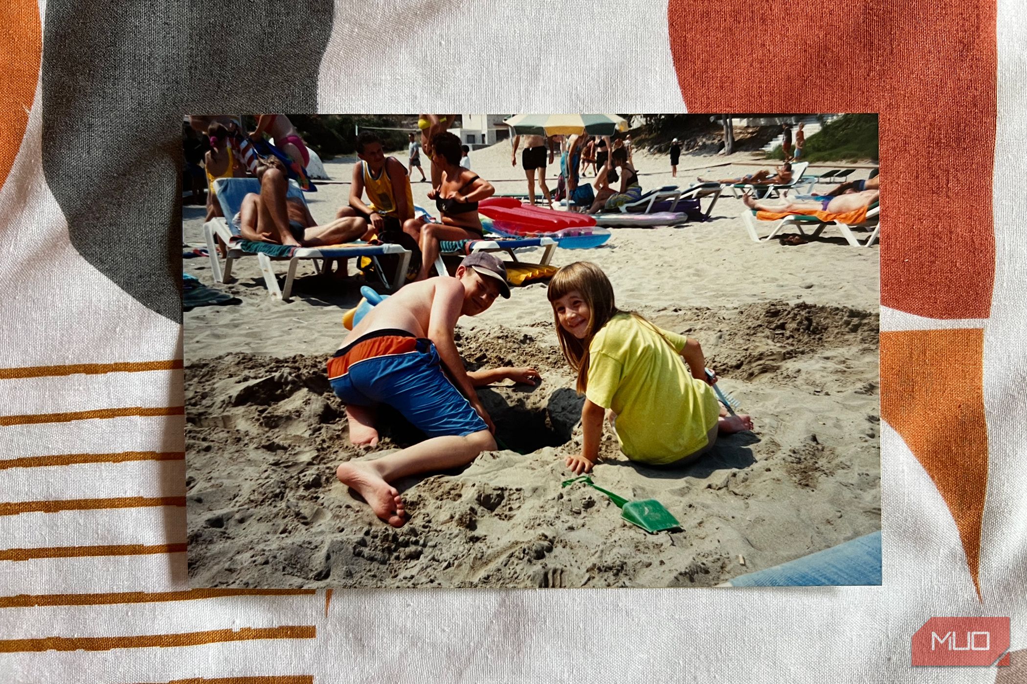 Печать семейной фотографии крупным планом