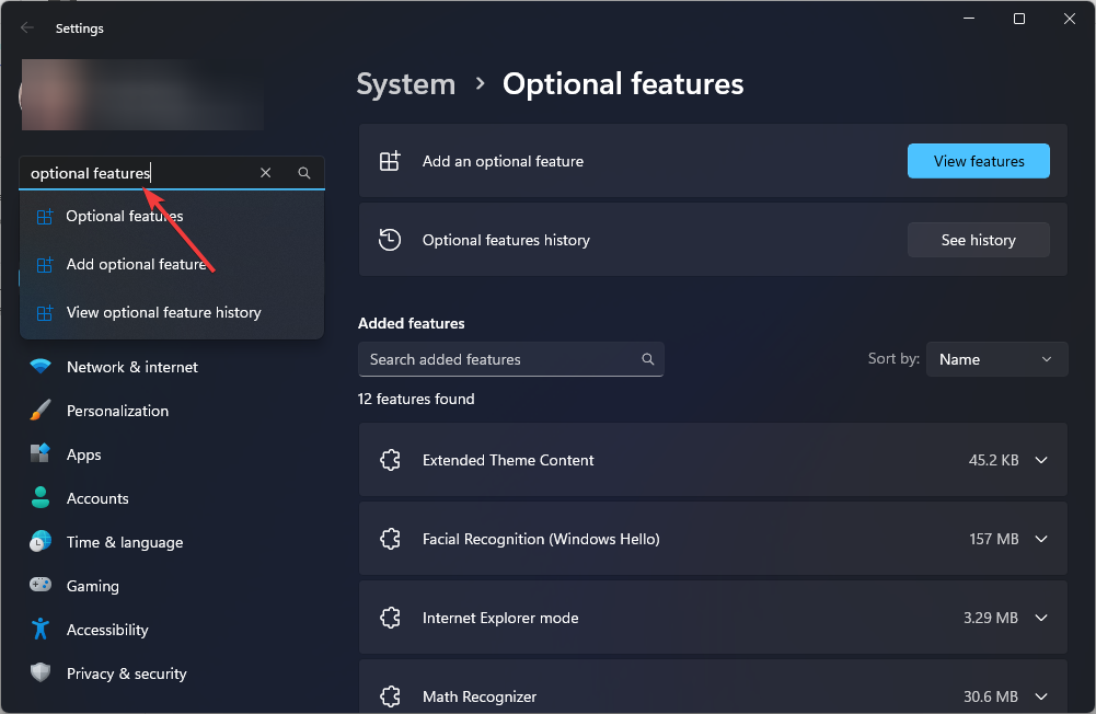 Управление дополнительными функциями Windows 11