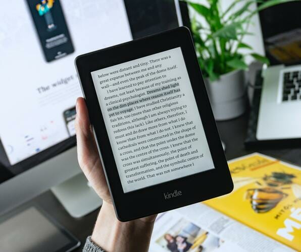 Страница загрузки обновлений ПО Kindle на компьютере