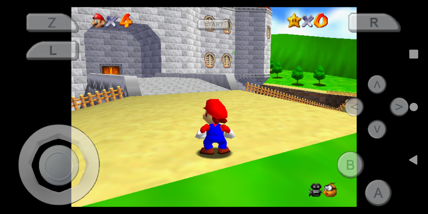 Super Mario 64 запущен в M64Plus