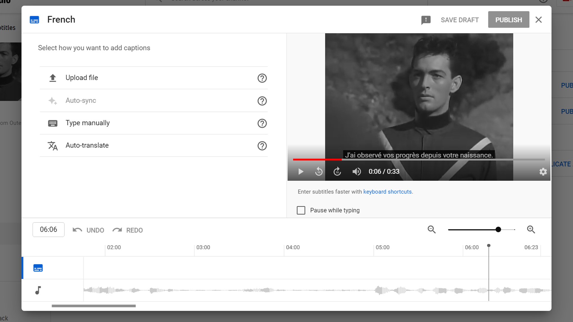 Переведённые субтитры YouTube
