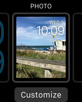 Настройка позиции фото на циферблате