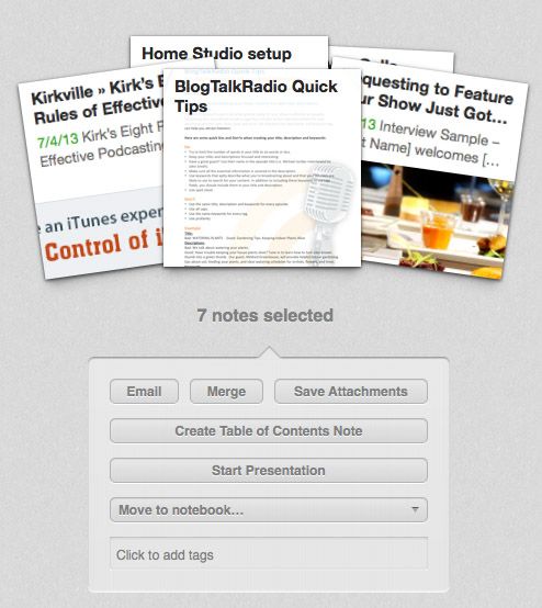 Инструменты для объединения заметок и создания общего архива протоколов