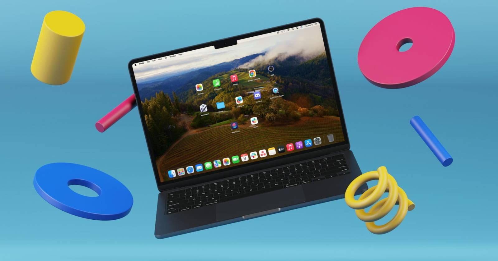 Добавление приложений и папок на рабочий стол macOS