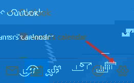 Меню настроек приложения Календарь
