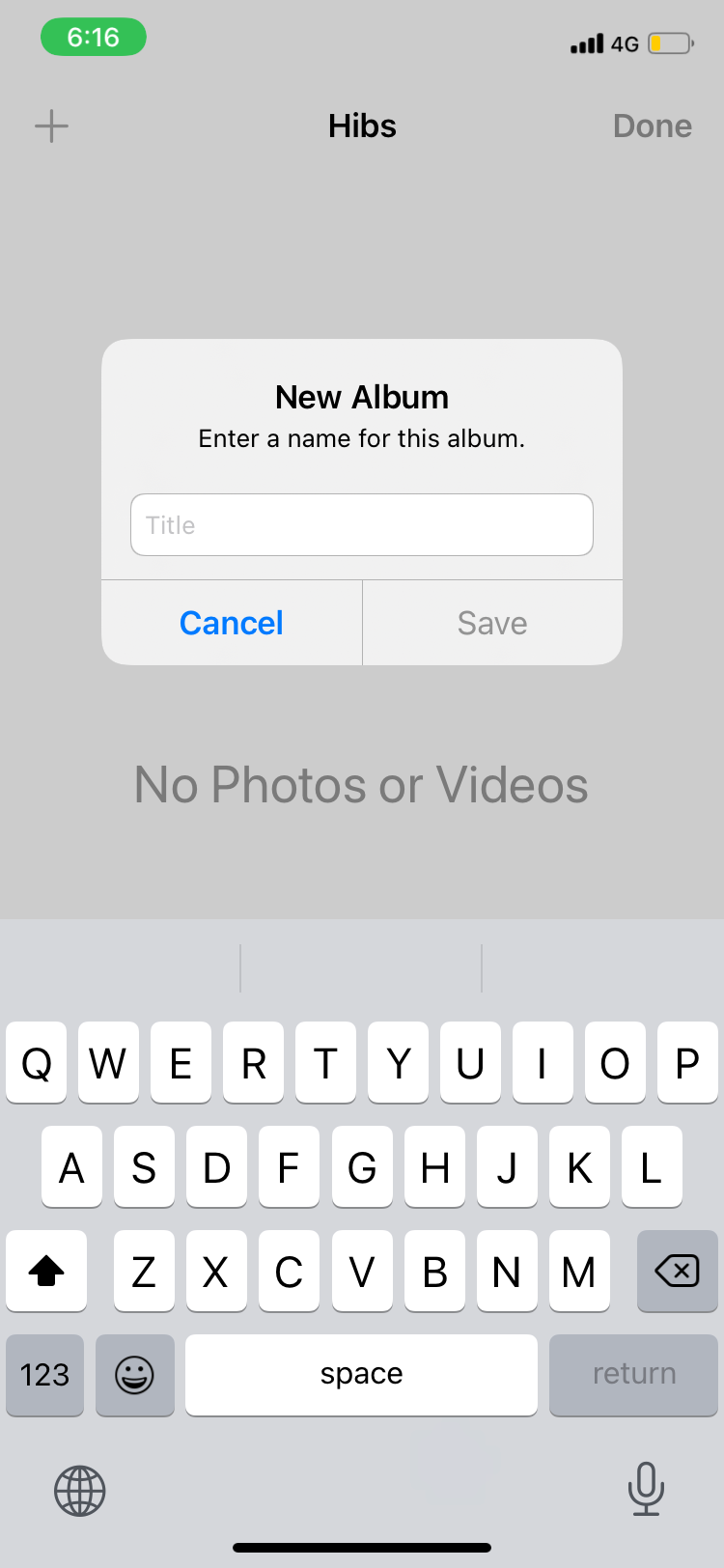 name new album in folder