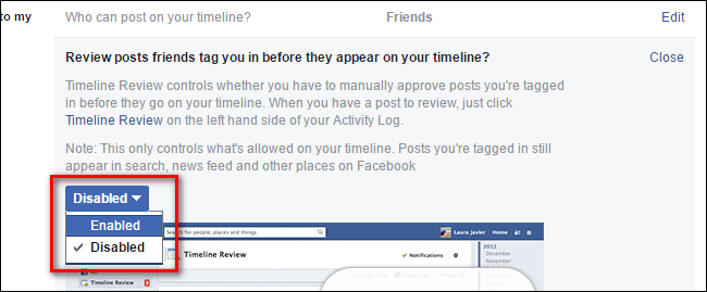 Иллюстрация: переключатель включения проверки отметок