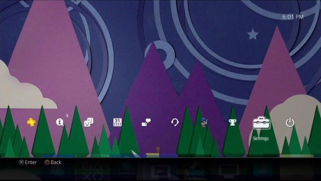 Экран «Пользователи» в настройках PS4