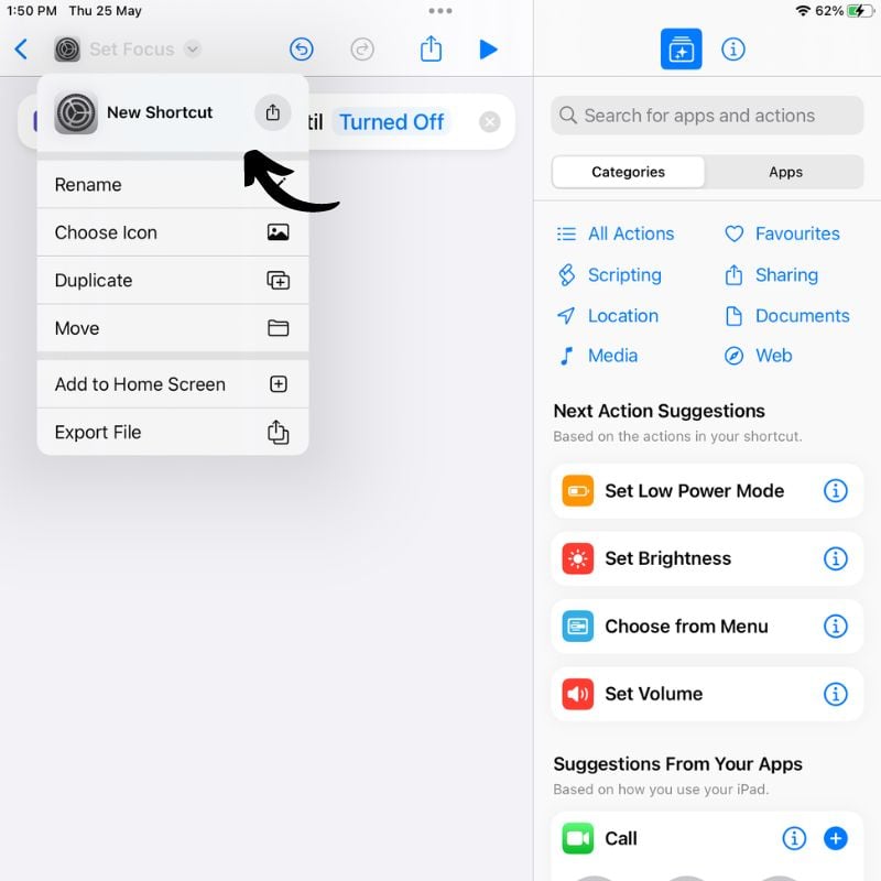 переименование ярлыка
