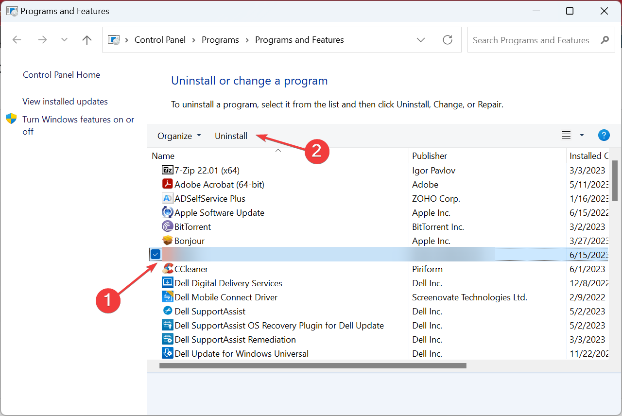 uninstall to fix updatechecker.exe