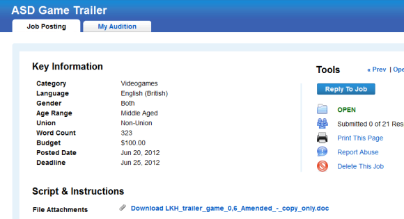 Актёр озвучивания микрофон и наушники