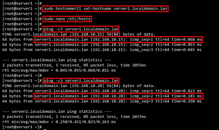 Настройка разделов и создание директорий для brick