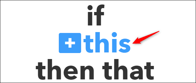 Выбор сервиса Classifieds в IFTTT