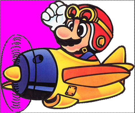 Одна область выделена с маской