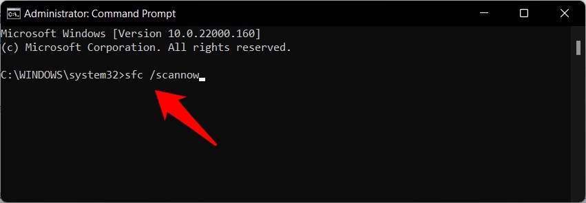 проверка sfc в Windows 11
