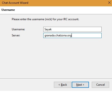 Irc Account Thunderbird