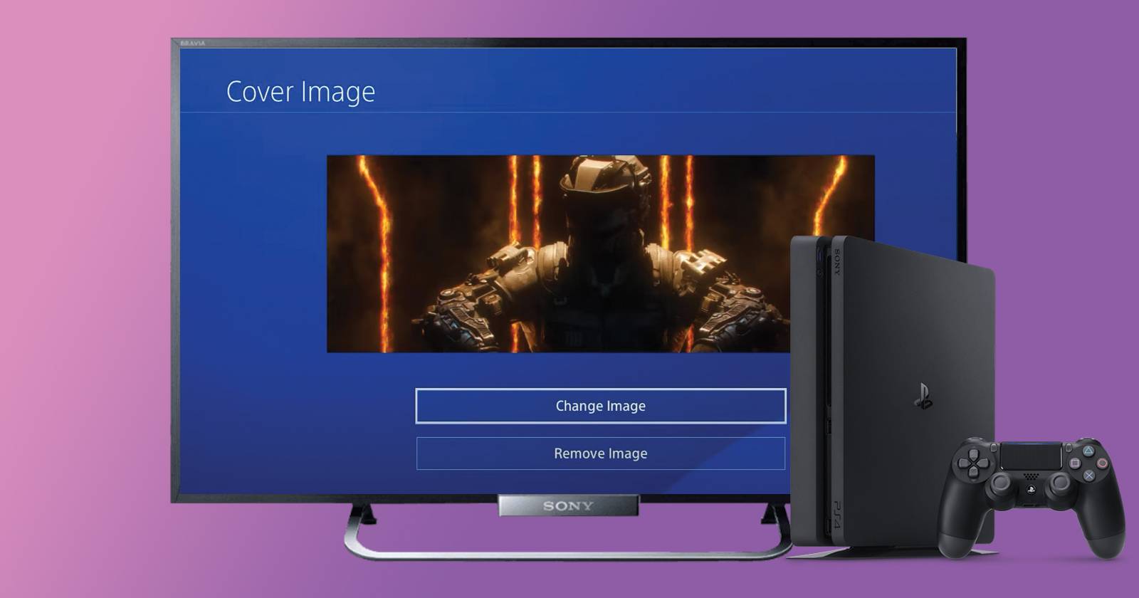 Как изменить обложку профиля на PS4