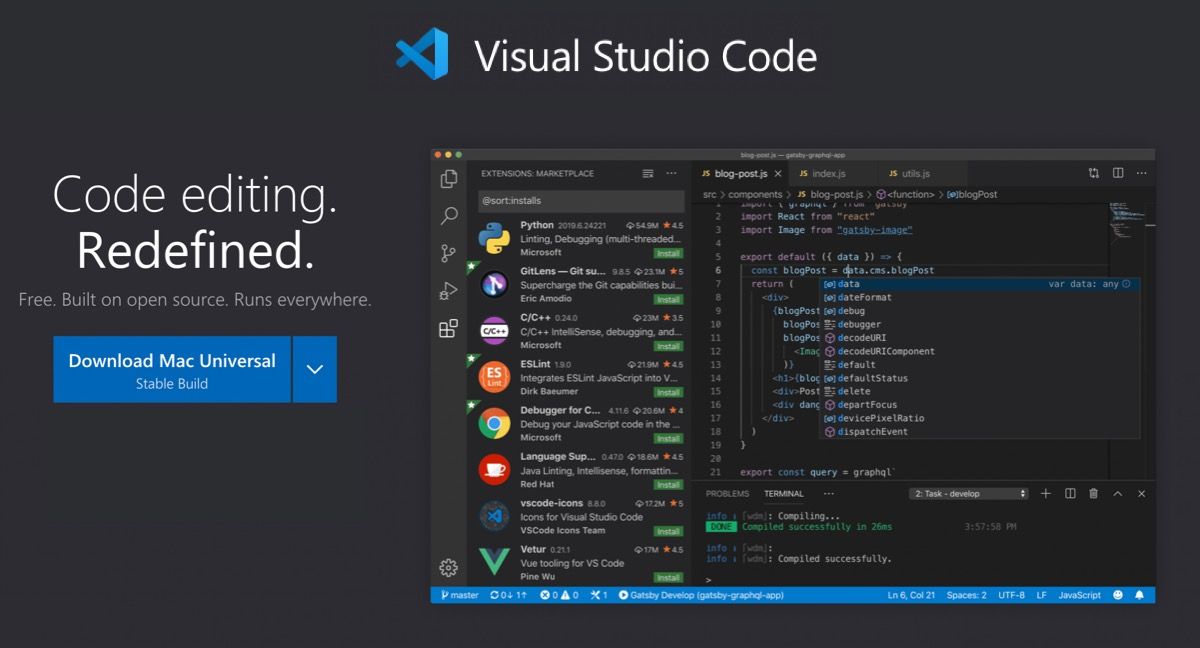 visual studio code download page