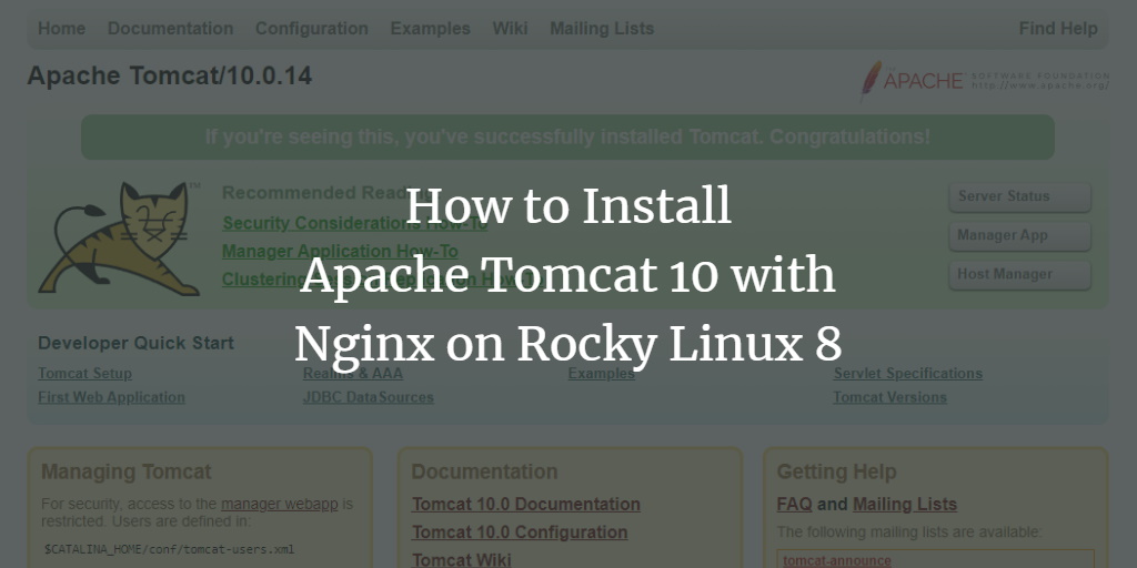 Установка Tomcat 10 на Rocky Linux с Nginx и SSL