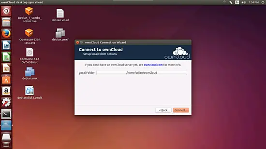 Процесс маппинга ownCloud с рабочим столом