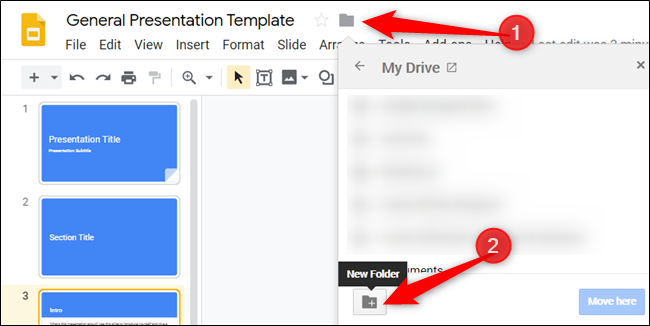 Щёлкните по иконке папки, затем создайте новую папку