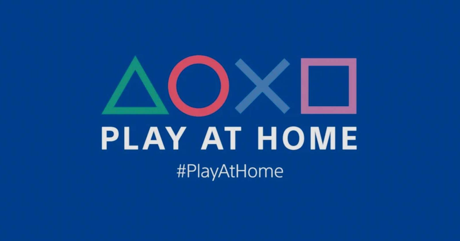 Арт Sony Play At Home: промо-изображение инициативы