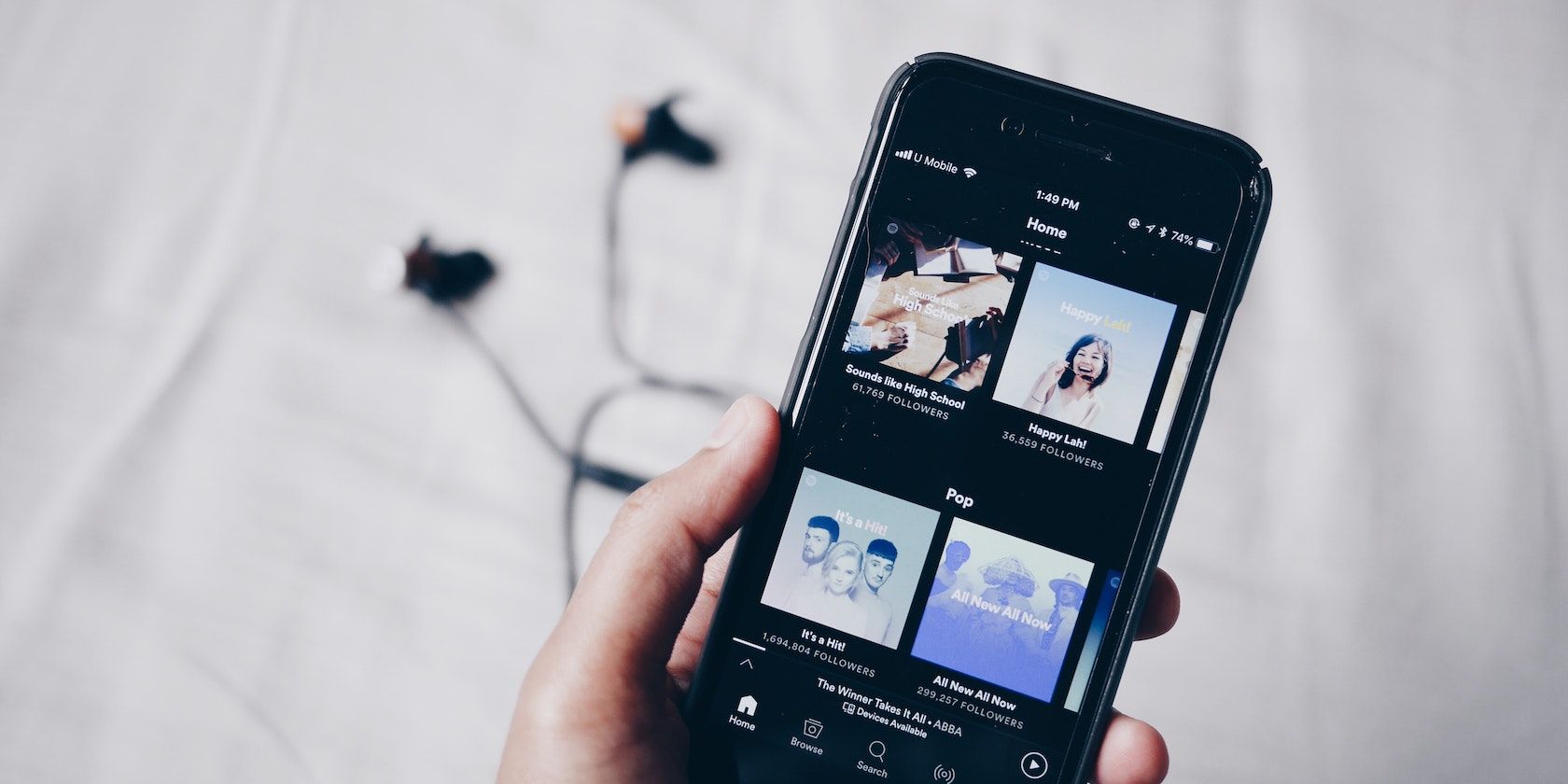 Spotify on phone featured image