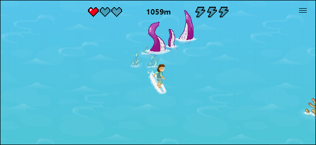 Скрытая игра серфинга в Microsoft Edge