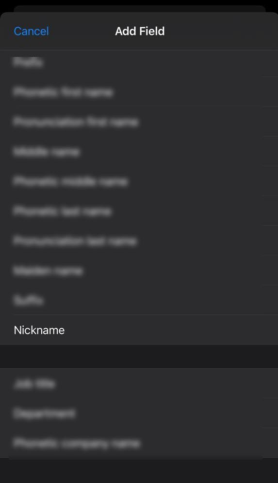 Добавление псевдонима в карточке