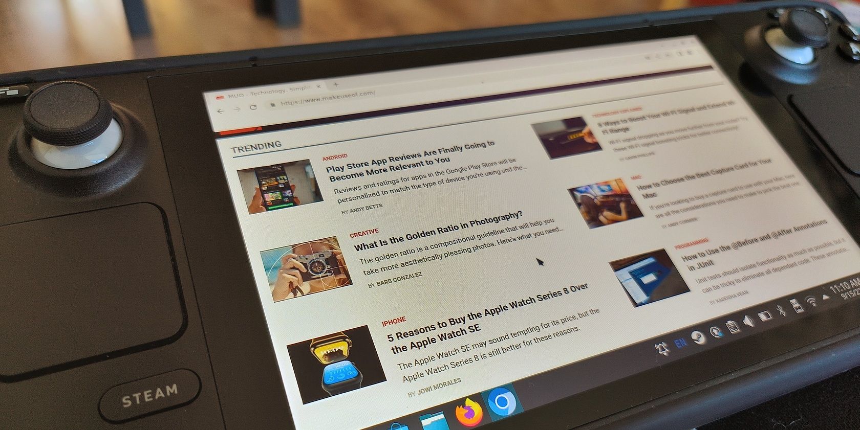 Steam Deck как портативный ПК