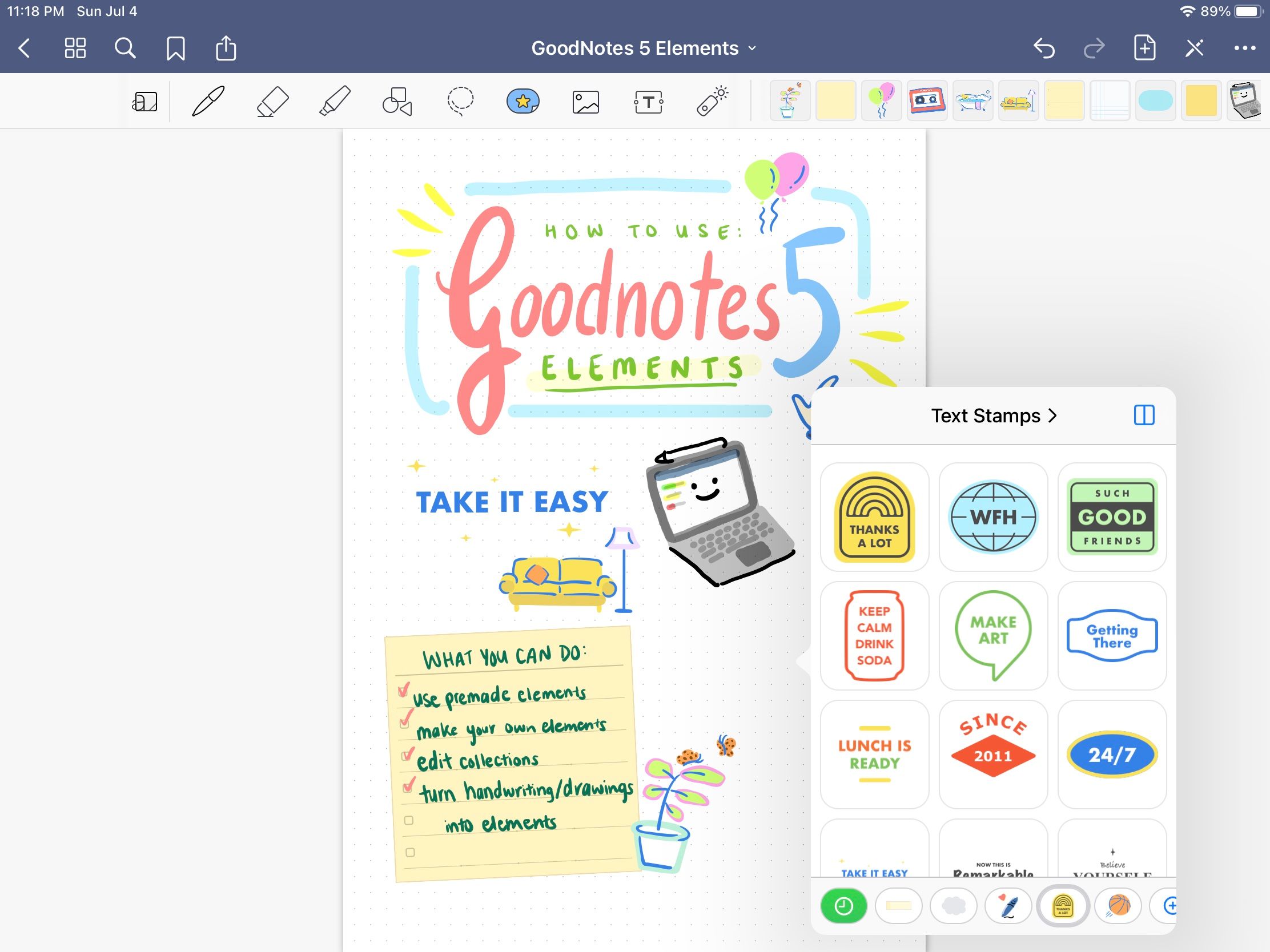 how to add an element to your page