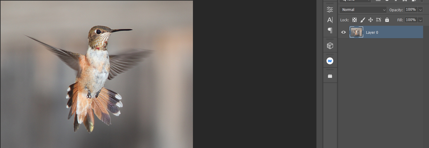 Клик по слою, который нужно изменить