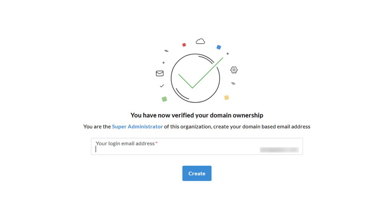 domain ownership verified