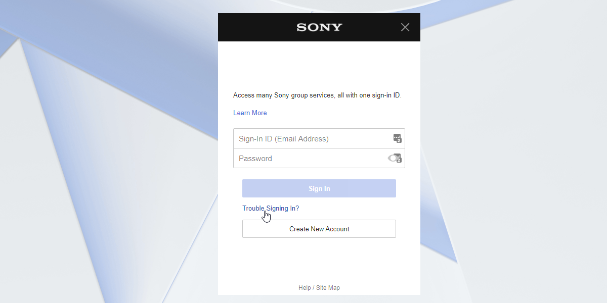 Сброс и защита пароля PSN