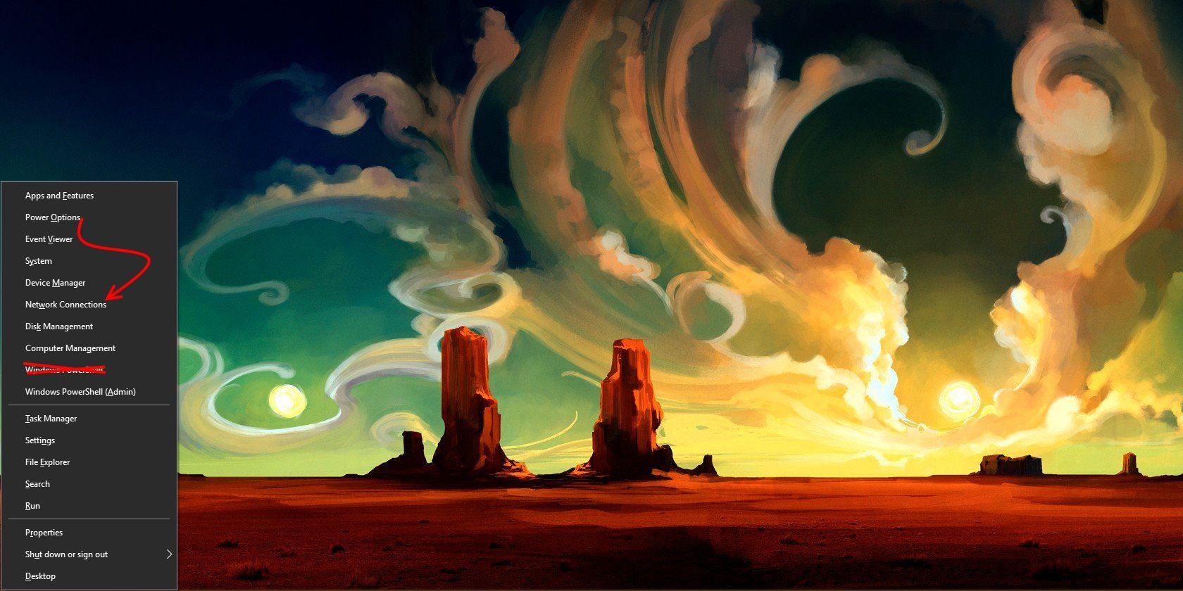 Настройка меню Win+X с Win+X Menu Editor