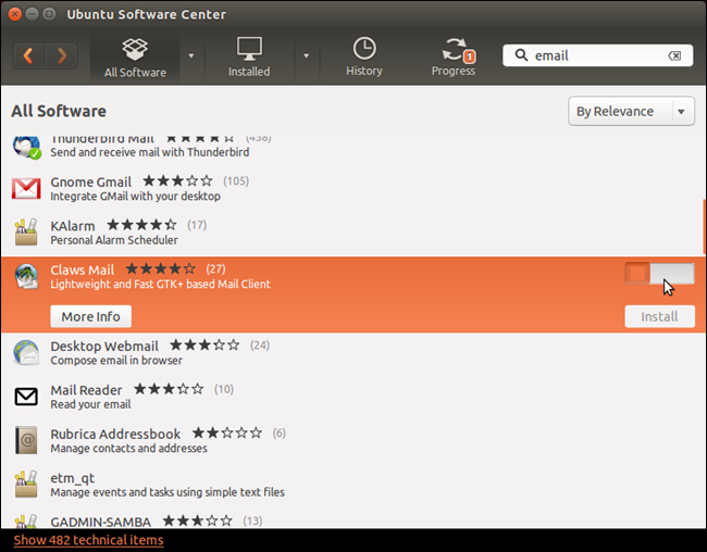 Кнопка удаления после установки программы