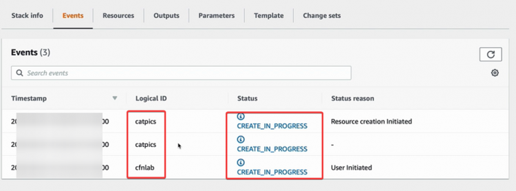 Статус стека: CREATE_IN_PROGRESS и логические ресурсы