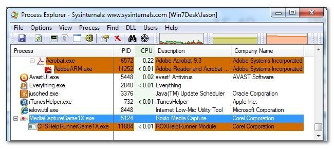 Принудительное завершение зависшего приложения в Windows