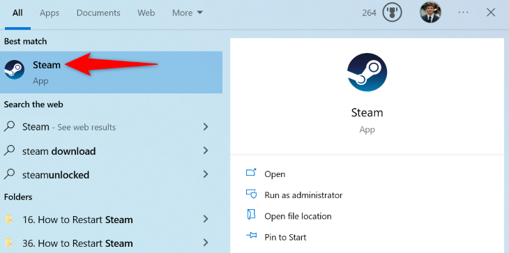 Перезапустите Steam.