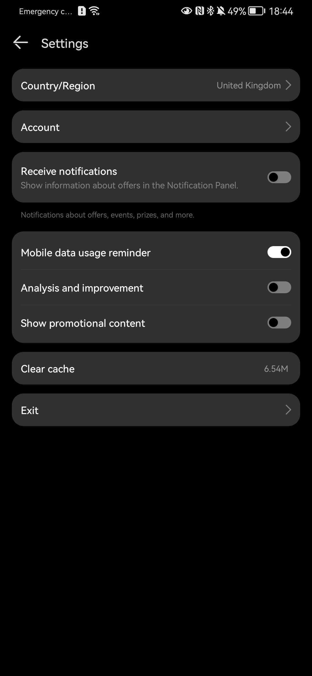 Настройки региона в системе