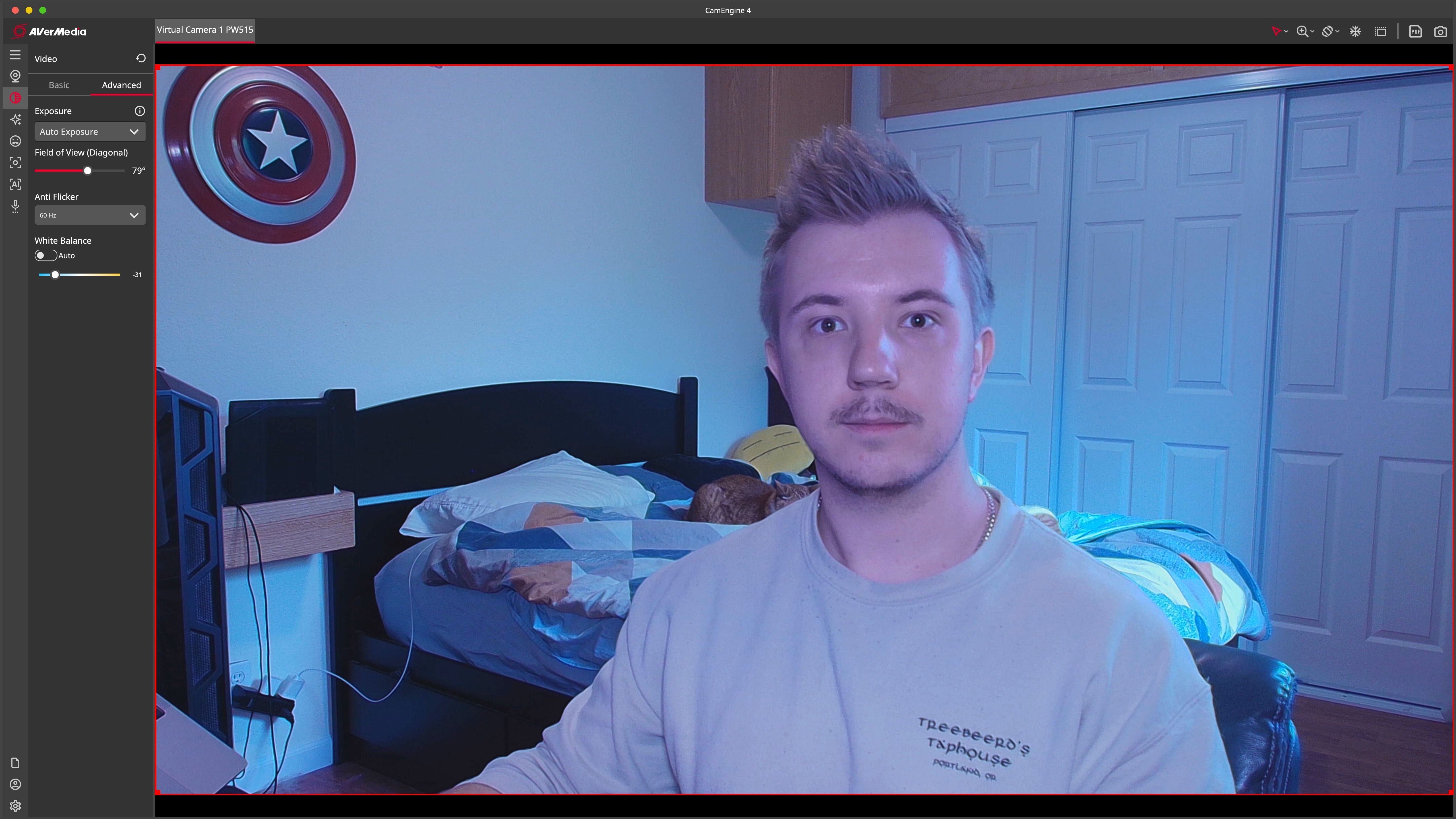 Too cool white balance example