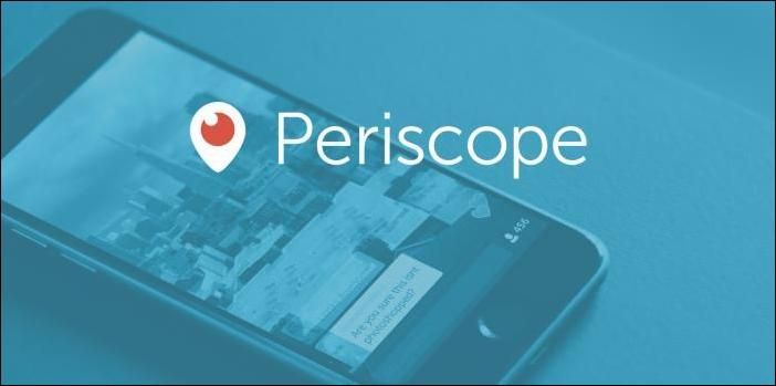 Пользователь смотрит трансляцию в Periscope, интерфейс с комментариями и сердечками