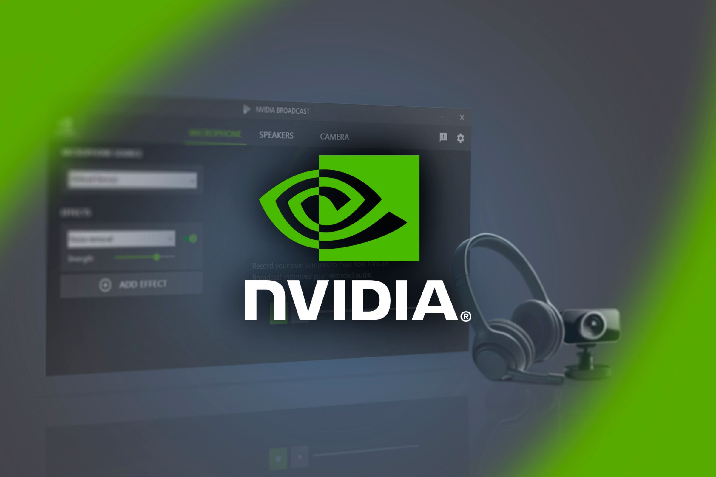 NVIDIA Broadcast: улучшение звука и видео
