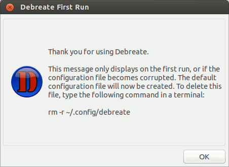 Упаковка DEB с Debreate