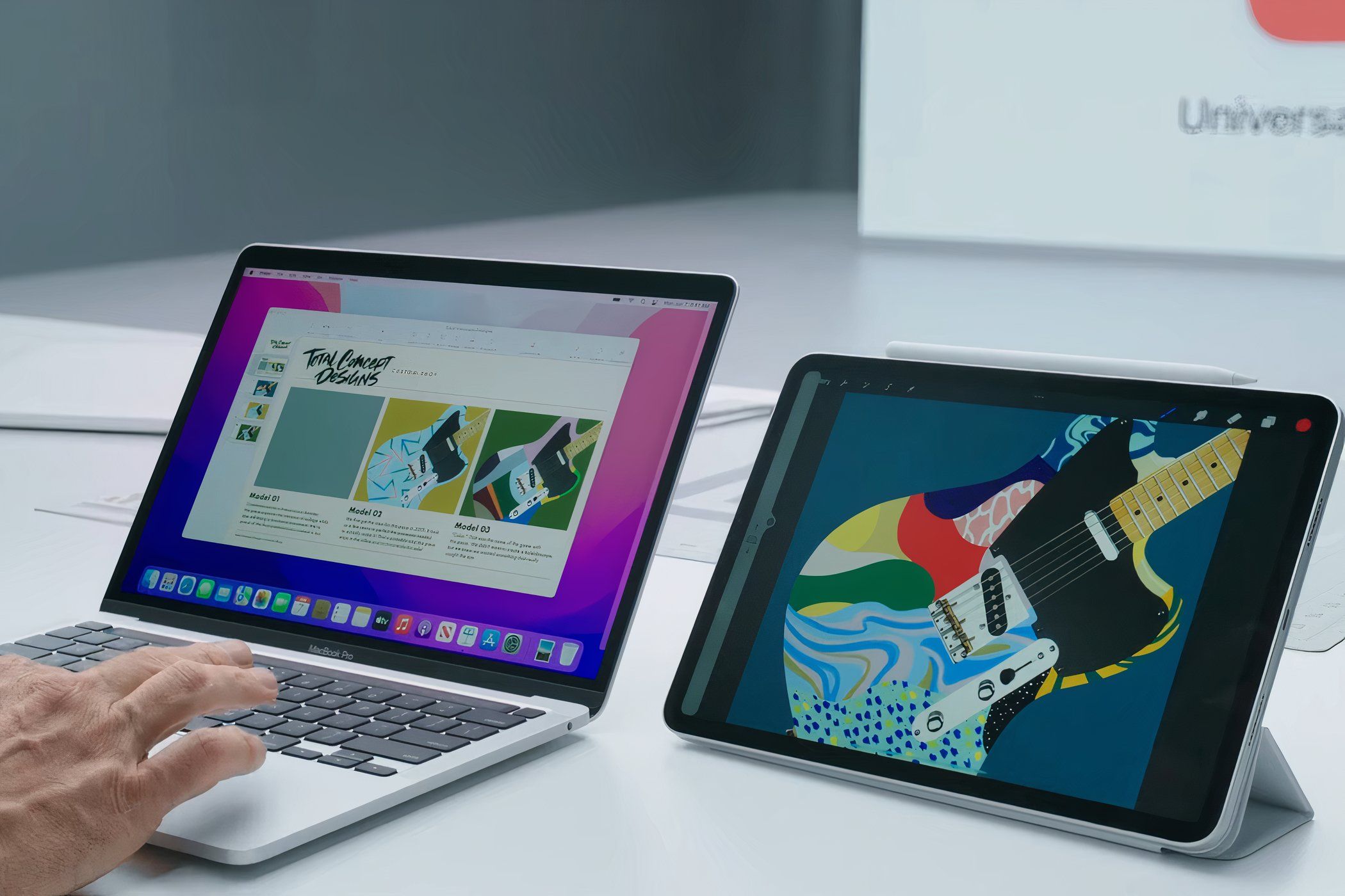 Universal Control: клавиатура и курсор Mac на iPad